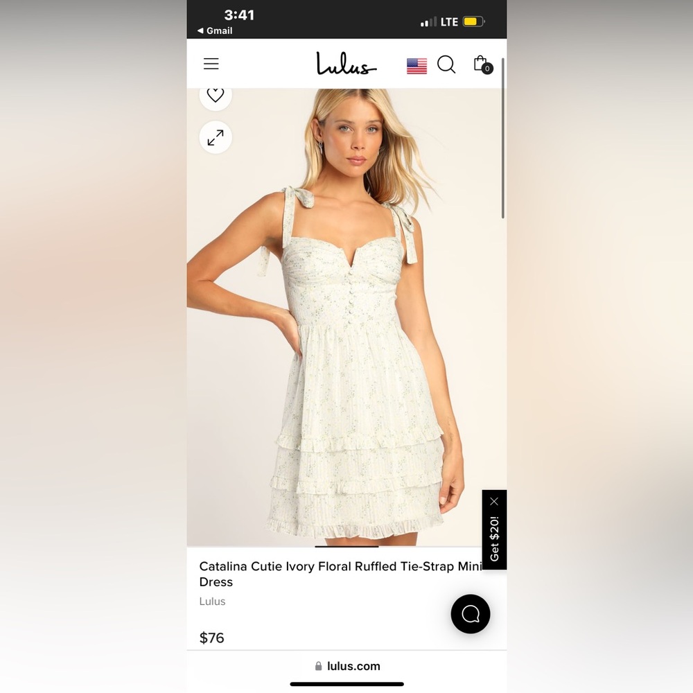 Lulus floral dress